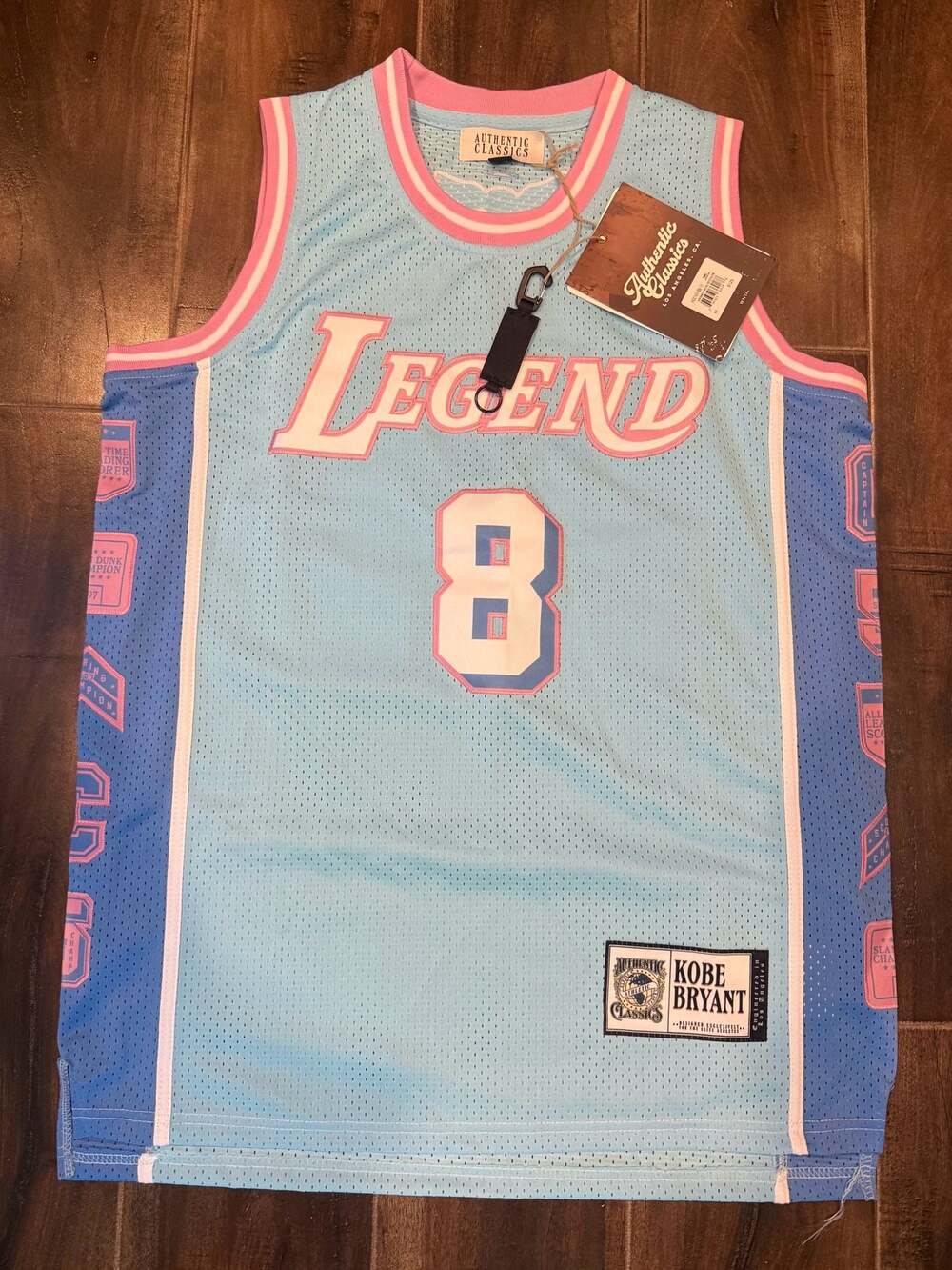 Authentic Classics Kobe Bryant Mamba Legend Basketball Jersey